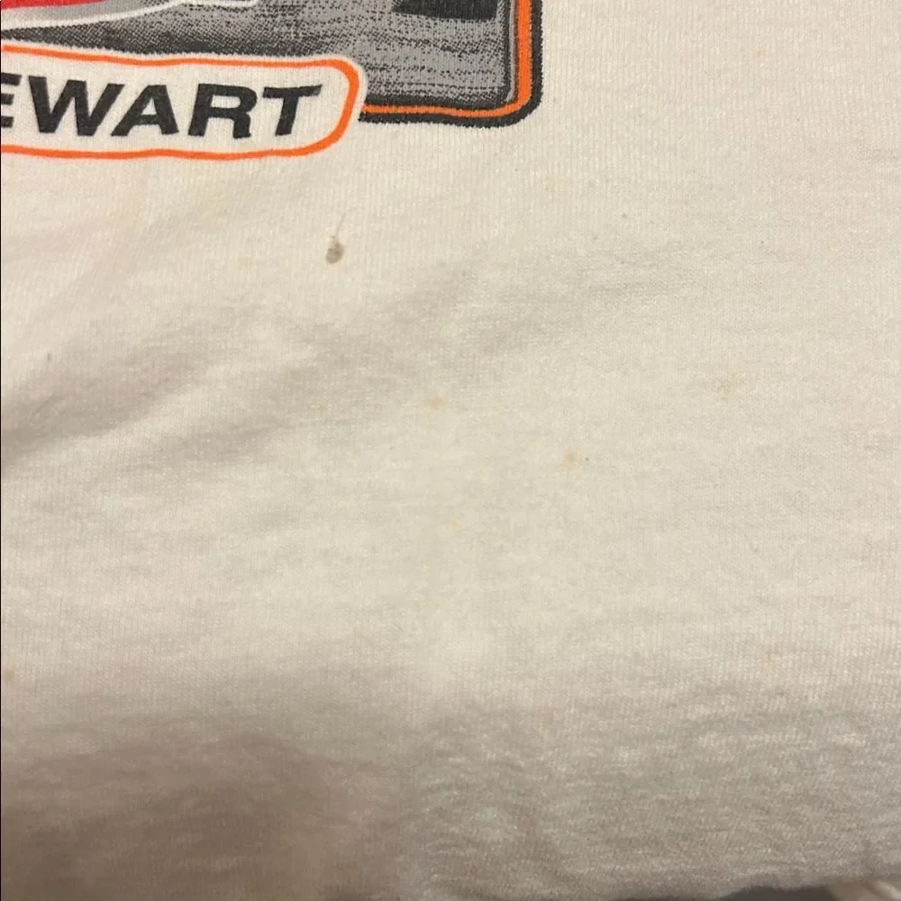 2002 Tony Stewart #20 Home Depot Racing NASCAR Winston Champion T-Shirt Stains*